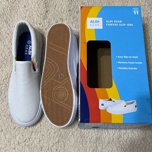 Aldi Canvas Slip Ons New